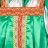 Русский народный костюм "Василиса", зеленый атласный комплект, размер XL-XXXL - 2uimg_9717_l.jpg
