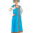 Русский народный костюм "Дуняша", голубой хлопковый комплект, размер XL-XXXL - 1uimg_9720_l 1.jpg