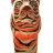 Нагайка казачья кожа хром с рукоятью в виде головы тигра - Нагайка казачья кожа хром с рукоятью в виде головы тигра